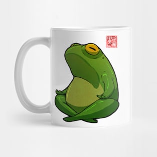 Yoga Frog Cross Legged Pose Mug